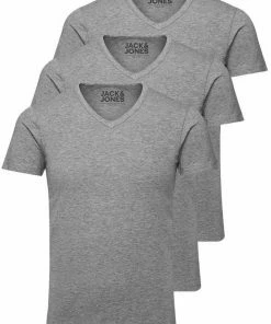 Billig 🧨 Jack & Jones T-Shirt »Basic V-Neck« (3-tlg., 3er Pack) etwas länger geschnitten, nicht zu kurz Mix 3 (GR#ft5_slash#BLU#ft5_slash#BL), MIX 5(WH#ft5_slash#WH#ft5_slash#BL), Grau, Blau ✨ -Offizieller Jones-Shop 61d7f87b a25e 5ec6 aec9 81b1672691ba