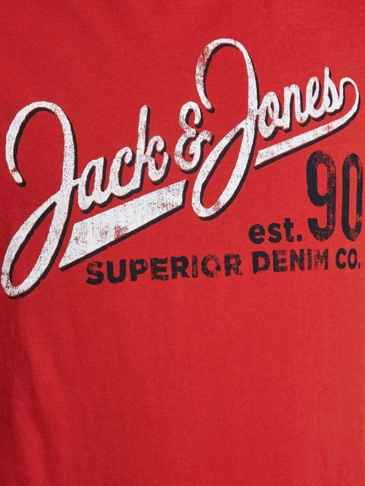 Auslauf 👏 Jack & Jones T-Shirt »LOGO TEE 2 COL« (1-tlg) Hawaiian Sunset, Offwhite, True Red, Navy 🌟 5 Auslauf 👏 Jack & Jones T-Shirt »LOGO TEE 2 COL« (1-tlg) Hawaiian Sunset, Offwhite, True Red, Navy 🌟 – Bild 5