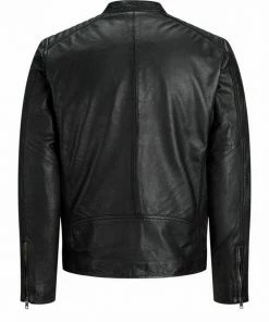 Billig 😍 Jack & Jones Lederjacke »JOEL LEATHER JACKET« Black, Braun, Hellbraun 🧨 -Offizieller Jones-Shop 63fa4866 f511 5202 8d3c fe829c692eb1