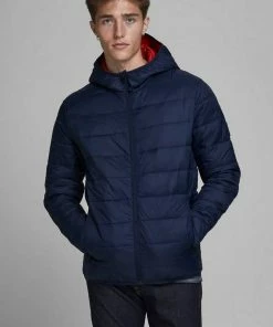 Großhandel 🥰 Jack & Jones Steppjacke »MAGIC PUFFER HOOD« Black, Rot-navy-weiß, Navy, Yolk Yellow 🔔