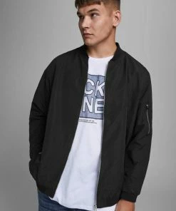 Bestpreis 🛒 Jack & Jones Bomberjacke »RUSH BOMBER« Bis Größe 6XL Navy, Schwarz 🔥 -Offizieller Jones-Shop 68ec75ad db9a 56e0 855e 1f99e110aba8