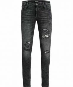 Auslauf 🛒 Jack & Jones Skinny-fit-Jeans »Liam« Black Denim, Blue-denim, Black-destroyed 🔥 -Offizieller Jones-Shop 6979bee3 e1dc 590d ac7f e48e41fb2d9d