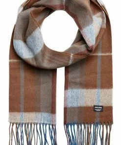 Budget 🔔 Jack & Jones Modeschal Braun, Gelb, Navy 🎉