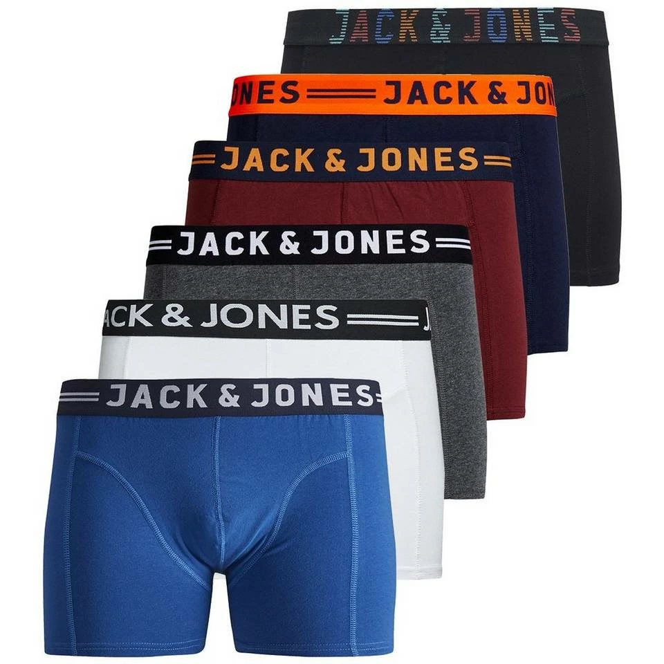 Auslauf 👍 Jack & Jones Boxershorts »JACK JONES Boxershorts 6er Pack Herren Männer Short Unterhose Marke S M L XL XXL« Mehrfarbig2, Mehrfarbig3, Mehrfarbig4, Mehrfarbig1 🎉 1 Auslauf 👍 Jack & Jones Boxershorts »JACK JONES Boxershorts 6er Pack Herren Männer Short Unterhose Marke S M L XL XXL« Mehrfarbig2, Mehrfarbig3, Mehrfarbig4, Mehrfarbig1 🎉