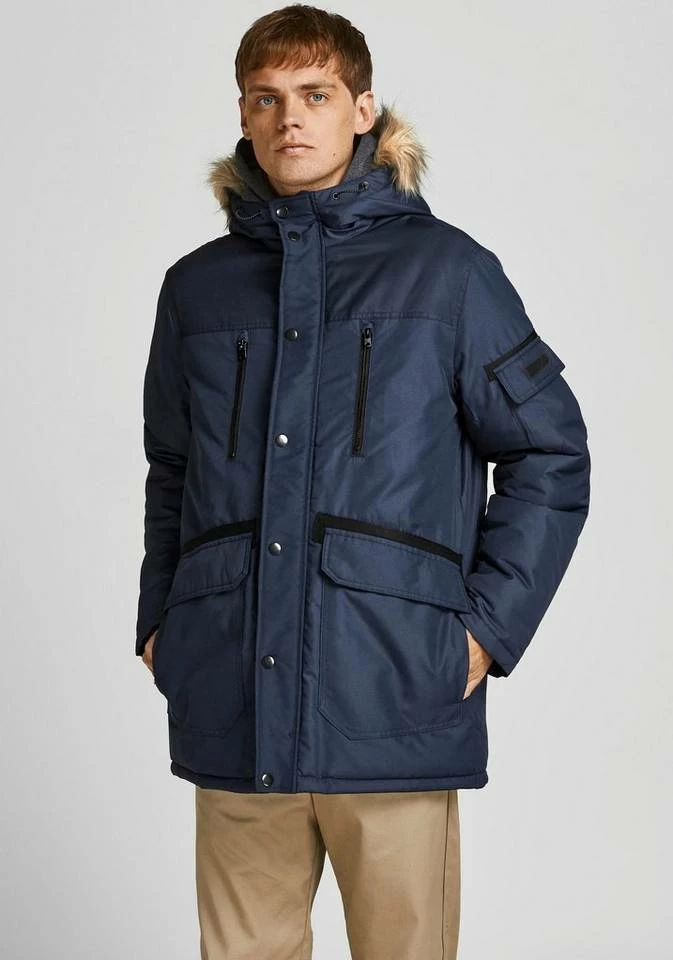 Billig 🥰 Jack & Jones Parka »GLOBE PARKA« Hellgrau-meliert, Olivgrün, Navy, Schwarz 😀 11 Billig 🥰 Jack & Jones Parka »GLOBE PARKA« Hellgrau-meliert, Olivgrün, Navy, Schwarz 😀 – Bild 11