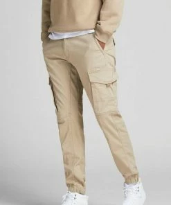 Billig 👏 Jack & Jones Cargohose »PAUL FLAKE« OLIVE NIGHT, Hellbeige, Dunkelbeige, Navy 👍 -Offizieller Jones-Shop 6e6e2fae b82d 5882 b29b cd76057e997e