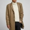 Neu 😍 Jack & Jones Wollmantel »MOULDER WOOL 🧥 COAT« Khaki, Schwarz 🎁