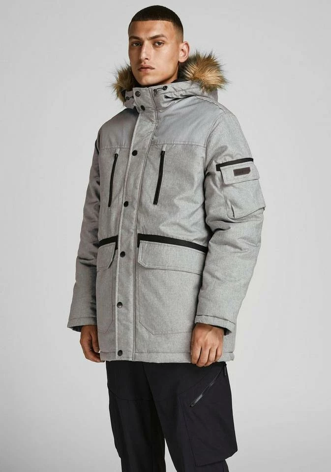 Billig 🥰 Jack & Jones Parka »GLOBE PARKA« Hellgrau-meliert, Olivgrün, Navy, Schwarz 😀 10 Billig 🥰 Jack & Jones Parka »GLOBE PARKA« Hellgrau-meliert, Olivgrün, Navy, Schwarz 😀 – Bild 10