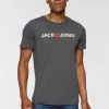 Beste Bewertungen von 🔥 Jack & Jones T-Shirt »LOGO TEE CREW NECK« Anthrazit, Hellgrün, Navy Blazer, White 🧨
