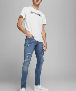 Auslauf 🛒 Jack & Jones Skinny-fit-Jeans »Liam« Black Denim, Blue-denim, Black-destroyed 🔥 -Offizieller Jones-Shop 71fef517 61a7 5ea3 9663 957b008044eb