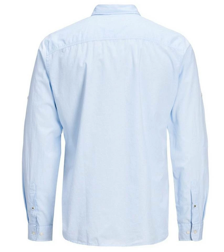 Budget 🔥 Jack & Jones Langarmhemd »JACK & JONES Herren Baumwoll-Hemd Button Down-Hemd Tape Detail 👚 Shirt Business-Hemd Hellblau« ❤️ 4 Budget 🔥 Jack & Jones Langarmhemd »JACK & JONES Herren Baumwoll-Hemd Button Down-Hemd Tape Detail 👚 Shirt Business-Hemd Hellblau« ❤️ – Bild 4