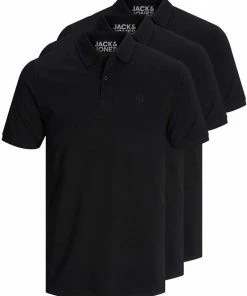 Bestpreis ✔️ Jack & Jones Poloshirt »Basic« (3-tlg., 3er Pack) slimfit / figurbetont geschnitten Mix13 (RO#ft5_slash#GR#ft5_slash#BL), Mix3 (BL#ft5_slash#WH#ft5_slash#NA), Schwarz, Mix5 (WH#ft5_slash#GR#ft5_slash#NA) ✔️ -Offizieller Jones-Shop 725bcaf2 e1fe 5bff a585 8f7208f4c818