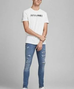 Auslauf 🛒 Jack & Jones Skinny-fit-Jeans »Liam« Black Denim, Blue-denim, Black-destroyed 🔥 -Offizieller Jones-Shop 725c3e19 16ff 58e9 81c5 cc66f7fc46bc