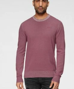 Top 10 ⌛ Jack & Jones Rundhalspullover »LION KNIT CREWNECK« Hellgrau-meliert, Rosa, Navy 🥰