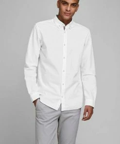 Am billigsten 🧨 Jack & Jones Langarmhemd Weiß, Navy 😉 -Offizieller Jones-Shop 73f37b8d d39f 5578 8b98 c10049f4227e