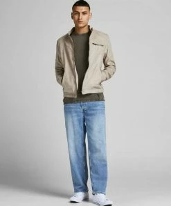 Großhandel 🤩 Jack & Jones Lederjacke »3930« (1-St) Kunstleder Jacke Biker Blouson Bomberjacke JJEROCKY Übergangsjacke Hellgrün, Beige, Hellbraun, Schwarz-2 🔔 -Offizieller Jones-Shop 74a1ed17 a740 57ea aa14 d2da2bb7edff