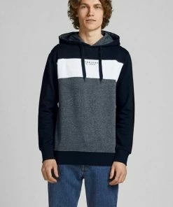 Bestes Angebot 🎉 Jack & Jones Kapuzensweatshirt »MONSE SWEAT HOOD« Blau, Verdant green, Navy 👏