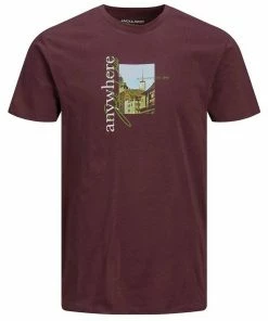 Aktion 😉 Jack & Jones Rundhalsshirt »Große Größen T-Shirt pflaume Fotoprint Jack&Jones« ❤️ -Offizieller Jones-Shop 7795ec71 8dc9 569a 9744 8eb5e26ec20d