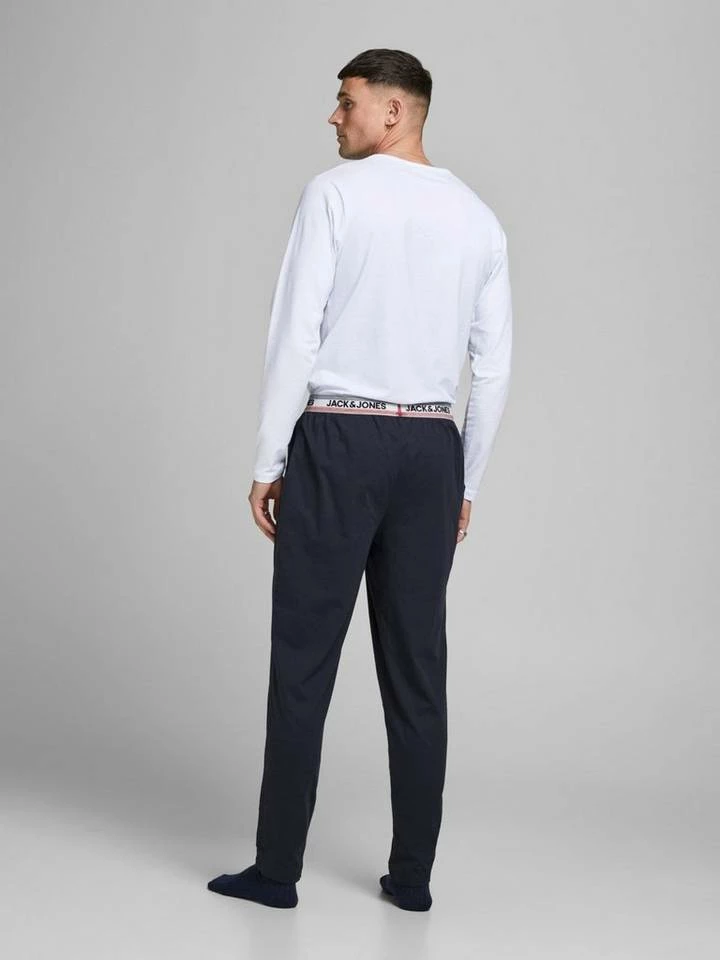 Angebote 🔥 Jack & Jones Pyjama »Pyjamahose JONES« (1 tlg) mit elastischem Bund Dark Navy, Light Grey Melange 😍 4 Angebote 🔥 Jack & Jones Pyjama »Pyjamahose JONES« (1 tlg) mit elastischem Bund Dark Navy, Light Grey Melange 😍 – Bild 4