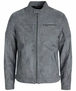 Großhandel 🤩 Jack & Jones Lederjacke »3930« (1-St) Kunstleder Jacke Biker Blouson Bomberjacke JJEROCKY Übergangsjacke Hellgrün, Beige, Hellbraun, Schwarz-2 🔔 -Offizieller Jones-Shop 7860e450 dbca 5e2f b815 4f6a3396e423