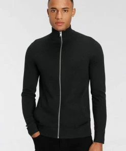 Top 10 🌟 Jack & Jones Cardigan »EMIL KNIT TURTLE ZIP CARDIGAN« Schwarz, Grau-meliert, Navy 🧨 -Offizieller Jones-Shop 799ca335 1e7b 56de a91b 9c57ac2a9d83