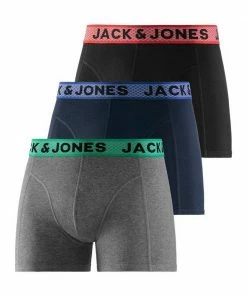 Aktion 🔔 Jack & Jones Boxer (3 Stück) mit kontrast Logo Webbund ✔️