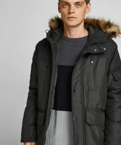 Billig 🥰 Jack & Jones Parka »GLOBE PARKA« Hellgrau-meliert, Olivgrün, Navy, Schwarz 😀