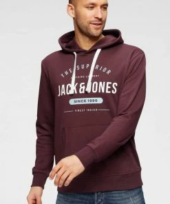 Bestes Angebot 🌟 Jack & Jones Kapuzensweatshirt Navy, Dottergelb, Bordeaux, Schwarz 🛒