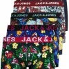 Auslauf ⌛ Jack & Jones Boxershorts »Jacvel« (5 Stück) gute Passform durch elastische Baumwollqualität Detail Mix 3, Detail Mix 2, Detail Mix 1 ⌛