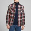 Besorgen 👏 Jack & Jones Karohemd »HERIDAN CHUCK 👚 SHIRT« Rot, Navy 🛒