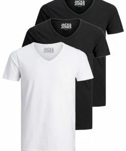Billig 🧨 Jack & Jones T-Shirt »Basic V-Neck« (3-tlg., 3er Pack) etwas länger geschnitten, nicht zu kurz Mix 3 (GR#ft5_slash#BLU#ft5_slash#BL), MIX 5(WH#ft5_slash#WH#ft5_slash#BL), Grau, Blau ✨ -Offizieller Jones-Shop 81df636d 9fa7 580c 95d9 d6aa9bffe85a