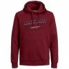 Besorgen ⌛ Jack & Jones Kapuzensweatshirt »Übergrößen Jack & Jones Hoodie dunkelrot Logoprint« 🎁
