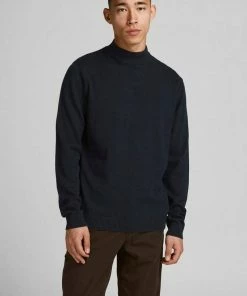 Auslauf 💯 Jack & Jones Rundhalspullover »BASIC KNIT MOCK NECK« Navy, Bronzefarben, Schwarz, Wei&szlig; ⌛ -Offizieller Jones-Shop 81ef8003 fdfa 5910 bfbc e1b7cdac17f8
