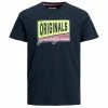 Schlussverkauf 🎁 Jack & Jones Rundhalsshirt »Große Größen T-Shirt navy Logo-Motiv Jack & Jones« 🎁