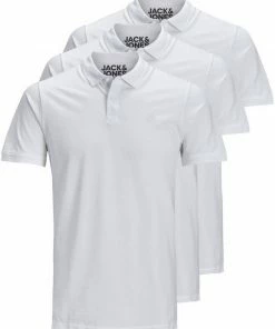Bestpreis ✔️ Jack & Jones Poloshirt »Basic« (3-tlg., 3er Pack) slimfit / figurbetont geschnitten Mix13 (RO#ft5_slash#GR#ft5_slash#BL), Mix3 (BL#ft5_slash#WH#ft5_slash#NA), Schwarz, Mix5 (WH#ft5_slash#GR#ft5_slash#NA) ✔️ -Offizieller Jones-Shop 83ef257a 6582 569a 8759 034683c3ce5a