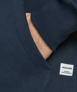 Bestpreis ⭐ Jack & Jones Kapuzensweatshirt »CROSS SWEAT HOOD« Hellgrau-meliert, Bordeaux, Navy ⭐ -Offizieller Jones-Shop 855a61b7 5541 5130 ab71 d3e0035e7a69