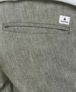 Coupon ✔️ Jack & Jones Chinoshorts »Dave LINEN SHORTS« Schwarz-meliert, Olivgr&uuml;n, Beige-meliert, Navy ⭐ -Offizieller Jones-Shop 86c50bf6 3d56 5f6c 872c 94bb02dc5870