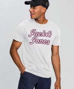 Brandneu 🔥 Jack & Jones T-Shirt »ZEC TEE« Blau, Navy, Weiß 😀