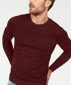 Coupon 👏 Jack & Jones Rundhalspullover »GLENN KNIT CREW NECK« Weiß, Bordeaux, Navy, Schwarz ✨ -Offizieller Jones-Shop 8f7be514 8811 5ff2 8712 ed162cc1a342