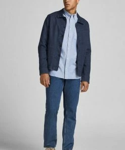 Rabatt 🌟 Jack & Jones Langarmhemd »BROOK OXFORD 👕 SHIRT« Weiß, Olivgrün, Hellblau, Navy 👏 -Offizieller Jones-Shop 8f8c4236 7297 5462 a898 82179c856326