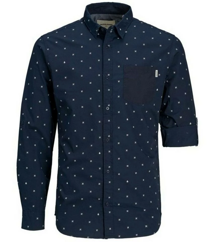 Budget 🧨 Jack & Jones Langarmhemd »JACK & JONES Herren Baumwoll-Hemd Slim-Fit Hemd Harry One-Pocket 👚 Shirt Business-Hemd Blau« ⌛ 3 Budget 🧨 Jack & Jones Langarmhemd »JACK & JONES Herren Baumwoll-Hemd Slim-Fit Hemd Harry One-Pocket 👚 Shirt Business-Hemd Blau« ⌛ – Bild 3