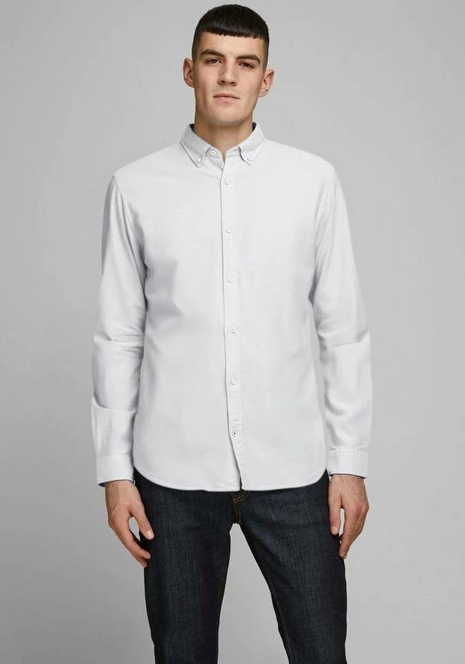 Schlussverkauf 👏 Jack & Jones Langarmhemd »JOE 👚 SHIRT LS PLAIN« Bordeaux, Olivgrün, Weiß, Schwarz 😍 8 Schlussverkauf 👏 Jack & Jones Langarmhemd »JOE 👚 SHIRT LS PLAIN« Bordeaux, Olivgrün, Weiß, Schwarz 😍 – Bild 8