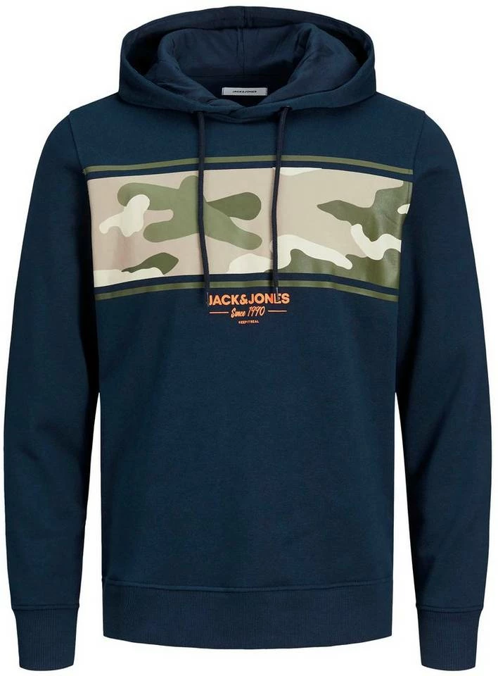 Brandneu ✔️ Jack & Jones Kapuzensweatshirt »SOLDIER SWEAT HOOD« Schwarz, Navy, Olivgrün ❤️ 5 Brandneu ✔️ Jack & Jones Kapuzensweatshirt »SOLDIER SWEAT HOOD« Schwarz, Navy, Olivgrün ❤️ – Bild 5