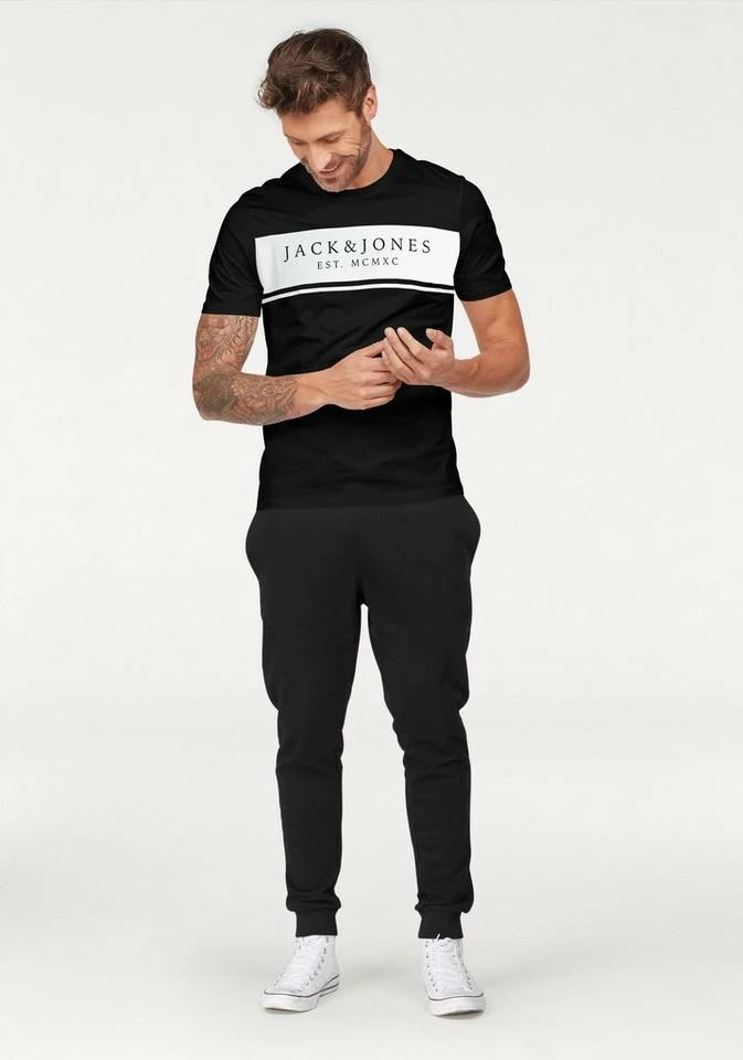 Am billigsten 😉 Jack & Jones T-Shirt »RIVER TEE« Schwarz, Weiß 😀 4 Am billigsten 😉 Jack & Jones T-Shirt »RIVER TEE« Schwarz, Weiß 😀 – Bild 4