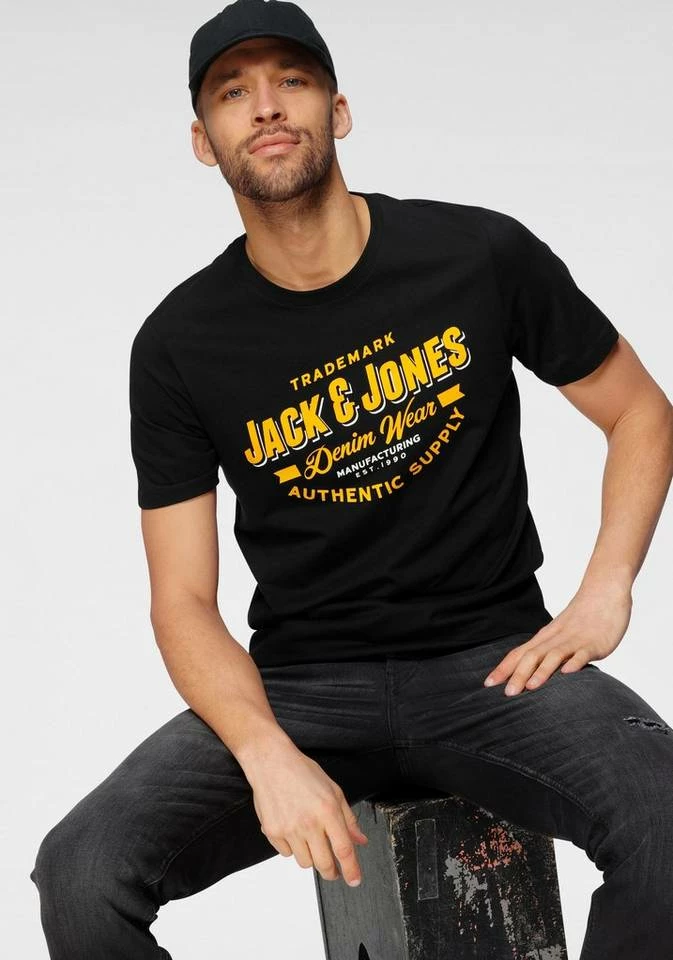 Aktion 😍 Jack & Jones T-Shirt »LOGO TEE« Orange, Dunkelgrau, Grün, Offwhite 🤩 11 Aktion 😍 Jack & Jones T-Shirt »LOGO TEE« Orange, Dunkelgrau, Grün, Offwhite 🤩 – Bild 11