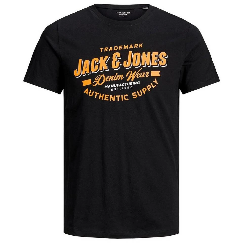 Neu 🔥 Jack & Jones Rundhalsshirt »Jack & Jones Logo T-Shirt große Größen schwarz« ⭐ 6 Neu 🔥 Jack & Jones Rundhalsshirt »Jack & Jones Logo T-Shirt große Größen schwarz« ⭐ – Bild 6
