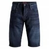 Angebote 🥰 Jack & Jones Shorts »JACK & JONES JJIRON JJLONG SHORTS DENIM S M L XL XXL« Die Shorts fällt etwas größer aus Blue Denim 955 #ft5_slash# Blau, Blue Denim 851 #ft5_slash# Blau 👏