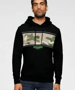 Brandneu ✔️ Jack & Jones Kapuzensweatshirt »SOLDIER SWEAT HOOD« Schwarz, Navy, Olivgrün ❤️ 19 Brandneu ✔️ Jack & Jones Kapuzensweatshirt »SOLDIER SWEAT HOOD« Schwarz, Navy, Olivgrün ❤️ -Offizieller Jones-Shop 9a9da5bf 42d3 5649 99d4 6cedd67ad286