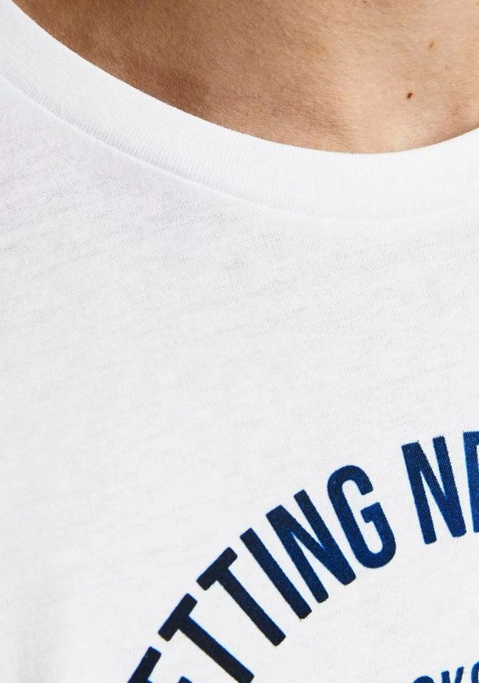 Billig ❤️ Jack & Jones T-Shirt »NICK TEE« Schwarz, Weiß, Dunkelgrün, Navy ❤️ 4 Billig ❤️ Jack & Jones T-Shirt »NICK TEE« Schwarz, Weiß, Dunkelgrün, Navy ❤️ – Bild 4