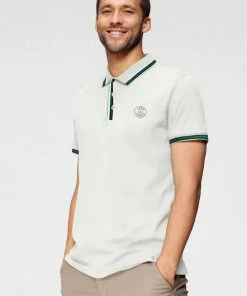 Bester Verkauf ⭐ Jack & Jones Poloshirt »MISARI POLO« Navy, Weiß 🔥